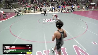 126 lbs Champ. Round 1 - Jacob Douglas, Washington vs Maddex Salee, Mt. Vernon