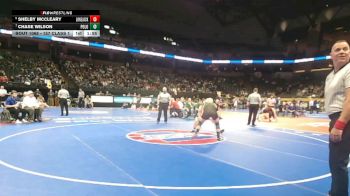 157 Class 1 lbs Champ. Round 1 - Chase Wilson, Polo vs Shelby Mccleary, Lone Jack