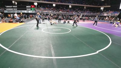 5A 170 lbs Quarterfinal - Jasmine Vick, Amarillo Palo Duro vs Ashley Vega, Dallas Adamson