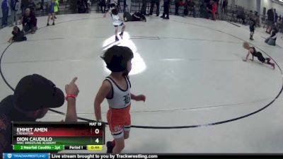 4 lbs Quarterfinal - Emmet Amen, Creighton vs Dion Caudillo, MWC Wrestling Academy