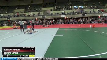 110 lbs Cons. Semi - Mathias Liepold, Flat Earth vs Hank Gutormson, Pursuit Wresting Minnesota