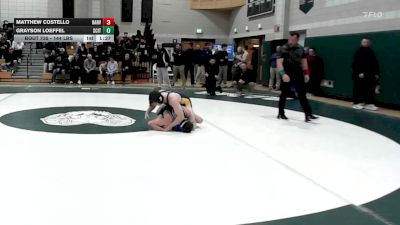 144 lbs 3rd Place - Matthew Costello, Hanover vs Grayson Loeffel, Scituate