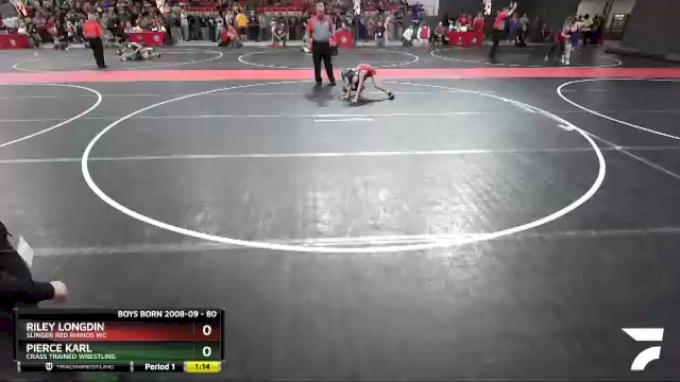 80 lbs Cons. Semi - Riley Longdin, Slinger Red Rhinos WC vs Pierce Karl ...