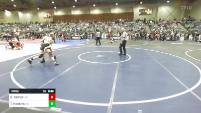 109 lbs Consi Of 8 #2 - Benson Tanner, USA Gold vs Trey Hankins, USA Gold
