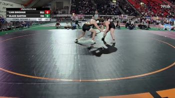 3A 215 lbs Cons. Round 2 - Blake Barton, Tri-Valley vs Cam Bingham, Malad