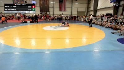 170 lbs Rr Rnd 3 - Tony Leader, CKWA vs Tyler Going, Shore Thing Surf