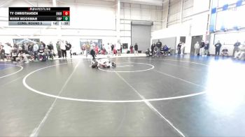 120 lbs Cons. Round 5 - River Moosman, Timpanogos vs Ty Christiansen, Emery