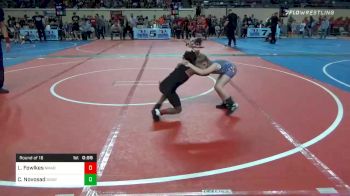 50 lbs Prelims - Leigha Fowlkes, Tulsa North Mabee Stampede Take Down vs Charley Novosad, Bixby Wrestling Club