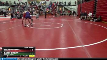 160 lbs Champ. Round 1 - Peyton Pettengill, Clinton-JV vs Damien Garrett, Iowa City, Liberty