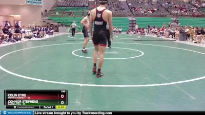 150 lbs 2nd Wrestleback (16 Team) - Max Indorf, North Gwinnett vs George Carden, Carrollton