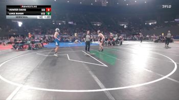 3A Boys 157 lbs Semifinal - Luke Baker, Nyssa Boys vs Hunter Davis, Scio Boys