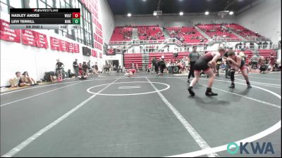 130 lbs Rr Rnd 3 - Anthony Drain, Mustang Bronco Wrestling Club vs Nathan Lamborn, Weatherford Youth Wrestling