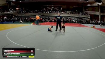 50 lbs Cons. Round 2 - Devin Imker, Springfield vs Mason Zimmerman, Hastings