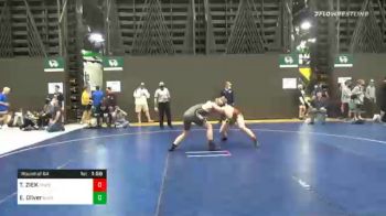 182 lbs Prelims - TYLER ZIEK, Unattached 23 vs Evan Oliver, Unattached 106