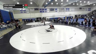 113 lbs Champ. Round 2 - Diego Gamez, Dethrone WC vs Logan Gonzales, Eastvale Elite Wrestling