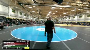 80 lbs Round 2 - Treye Gibbons, Crawford Jr Wrestling vs Parker Wingen, Legends Of Gold