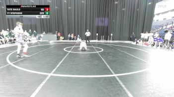 120 lbs Quarters - Ty Stephens, Creekview vs Tate Sauls, Villa Rica