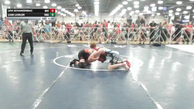 132 lbs Rr Rnd 2 - LEvi Schanzenbac, Whitted Trained National Dual Team - HSB vs Liam Lawler, TNWC Black - HSB