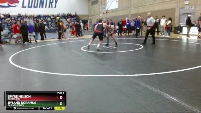 184 lbs Champ. Round 2 - Spyre Nelson, Pacific (OR) vs Ryland Doramus, Simpson (Calif.)