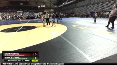 56 lbs Champ. Round 1 - Edwin Kanning, Bethel AllStars Wrestling Club vs Berrick Lehner, Cle Elum Mat Miners Wrestling Club