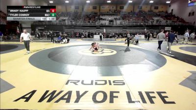 132 lbs Quarterfinal - Brady Kaupp, Greens Farms Academy vs Tyler Conroy, Malvern