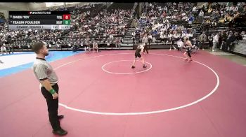 3A 120 lbs Champ. Round 1 - Teagin Poulsen, North Sanpete vs Owen Toy, Providence Hall