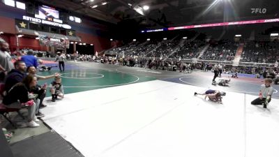 65 lbs Consi Of 8 #1 - Titus Fouts, Ridge WC vs Isaac Haddix, Thermopolis WC