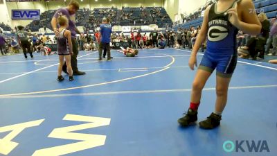 64 lbs Rr Rnd 2 - Jaxton Crank, Team Guthrie Wrestling vs Corbin Thigpen, Choctaw Ironman Youth Wrestling