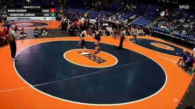 190 lbs Semifinal - Josephine Larson, Lake Villa (Lakes) vs Nadia Razzak, Schaumburg (H.S.)