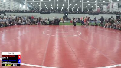100 lbs Maritza Medina, Idaho vs Odessy Esparza, Texas Red