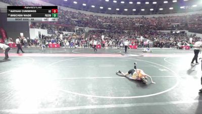 66 lbs Champ. Round 1 - Brecken Wade, Pardeeville Boys Club Youth Wrestling vs Nathan Cummings, Bloomer Colfax