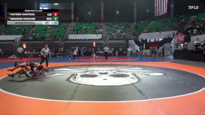 1A-4A 132 Quarterfinal - Hayden Hartzog, Alexandria HS vs Braison Howard, West End High School