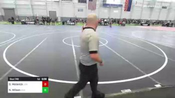 130 lbs 3rd Place - Dominic Molanick, Lions WC vs Nolan Wilson, Grindhouse WC