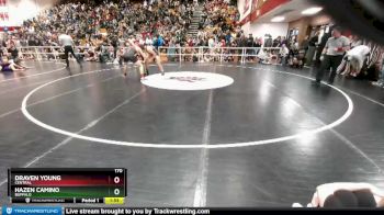 170 lbs Champ. Round 1 - Draven Young, Central vs Hazen Camino, Buffalo