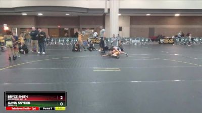 75 lbs Finals (8 Team) - Bryce Smith, Roundtree WA vs Gavin Snyder, SHWA