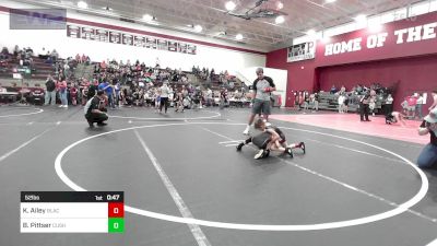 52 lbs Rr Rnd 1 - Kaiser Ailey, Blackwell Wrestling Club vs Bryton Pittser, Cushing