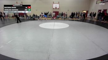 130 lbs Cons. Round 3 - MacKena Bates, Vale vs Angelina Santana, Nyssa
