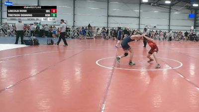88 lbs Round 2 - 10:45am Saturday - Lincoln Rose, Nebraska Elite vs Treyson Denning, NCWAY National Team