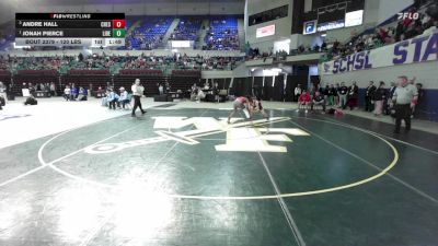 120 lbs Final - Andre Hall, Chester vs Jonah Pierce, Liberty