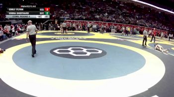 G-130 lbs Cons. Round 3 - Emily Flynn, G-Hubbard vs Emma Shephard, G-Mass. Perry