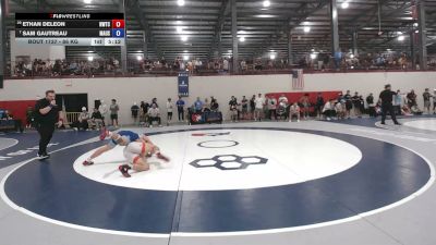 86 kg Cons. Sub-quarters - Ethan DeLeon, Nebraska Wrestling Training Center vs Sam Gautreau, MatTown USA