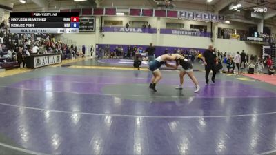 180 lbs 3rd Place Match - Hayleen Martinez, Fort Hays State vs Kenlee Fish, Missouri Baptist University