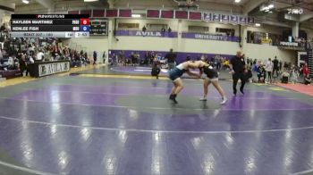 180 lbs 3rd Place Match - Hayleen Martinez, Fort Hays State vs Kenlee Fish, Missouri Baptist University