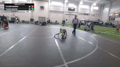 44 lbs Round 5 - Kairo Martin, Ohio Heroes vs Kyzier Martin, Ohio Heroes