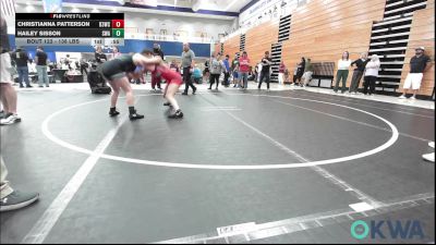138 lbs Consolation - Christianna Patterson, D3 Wrestling Cluib vs Hailey Sisson, Shelton Wrestling Academy