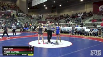 5A 105 lbs Quarterfinal - Riley Fazio, Sylvan Hills vs Phoebe Caldwell, Beebe