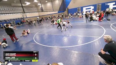 75 lbs Round 3 - Jace Sharp, Uintah Wrestling vs Koen Lake, Davis Wrestling Club