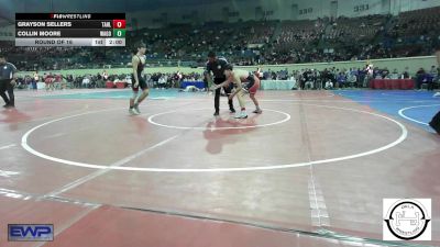 128 lbs Round Of 16 - Grayson Sellers, Tahlequah Wrestling Club vs Collin Moore, Wagoner