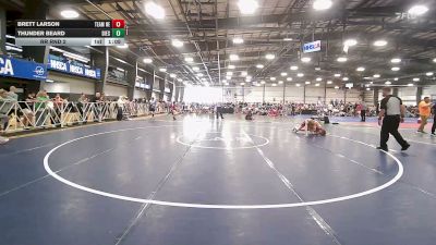 126 lbs Rr Rnd 2 - Brett Larson, Nebraska Red - HSB vs Thunder Beard, Diesel - HSB