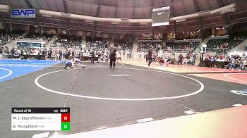 49 lbs Round Of 16 - Maverick Lee-degraffenreid, Checotah Matcats vs Brantley Youngblood, Raw Wrestling Club